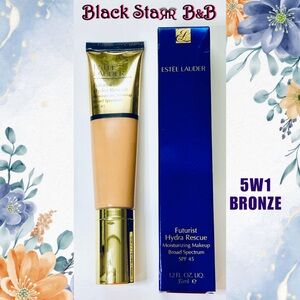 Estée Lauder Futurist Hydra Rescue Moisturizing Foundation SPF 45 5W1 BRONZE NEW